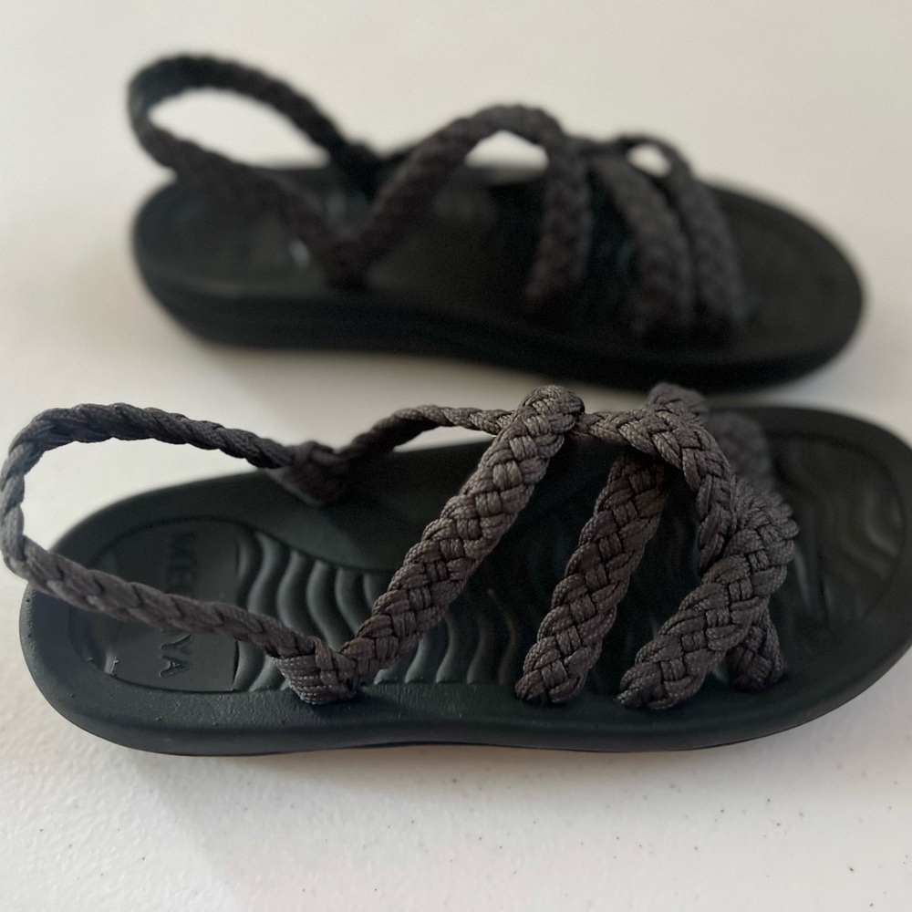 MEGNYA Women's Comfortable Walking Hiking Sandals Arch Support  Sz 6 Gray - Picture 4 of 8